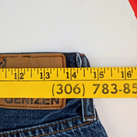 Denizen from Levi's jeans 281 straight fit washed denim blue men's size 29X30 - Picture 12 of 14